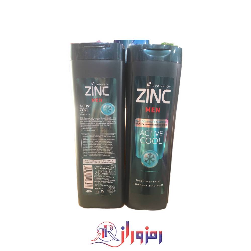 شامپو زینک خنک کننده سبز مدل active cool حجم 340 میل،خرید و قیمت شامپو زینک خنک کننده سبز مدل active cool حجم 340 میل